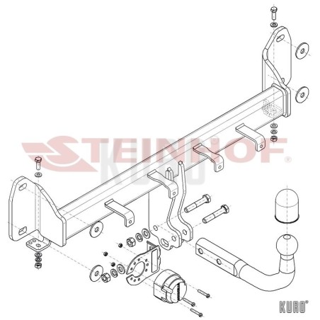 Steinhof Hak holowniczy BMW X4 G02 2018-
