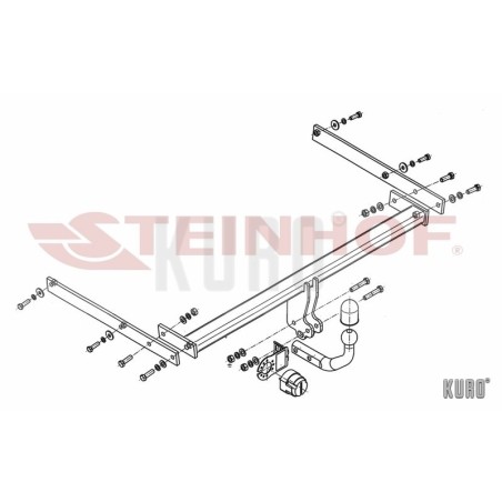 Steinhof Hak holowniczy Ford C-Max II 2010-2019