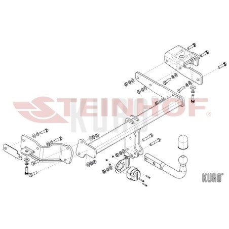 Steinhof Hak holowniczy Kia Sorento IV 2020-