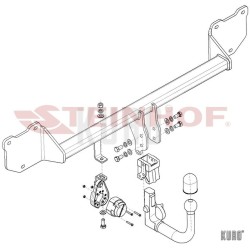 Steinhof Hak holowniczy wypinany Mini Cooper Paceman R61 3d 2012-2016