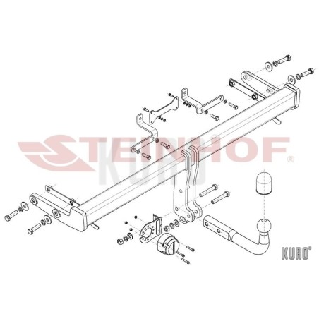 Steinhof Hak holowniczy Hyundai Tucson 2020-