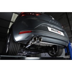 Milltek Seat Leon III 1.4 TSI Cat-back Non-resonated