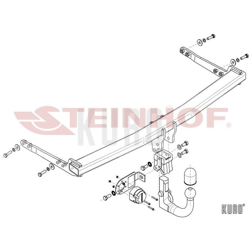 Steinhof Hak holowniczy wypinany Seat Leon Hatchback 3/5D 2012-2020