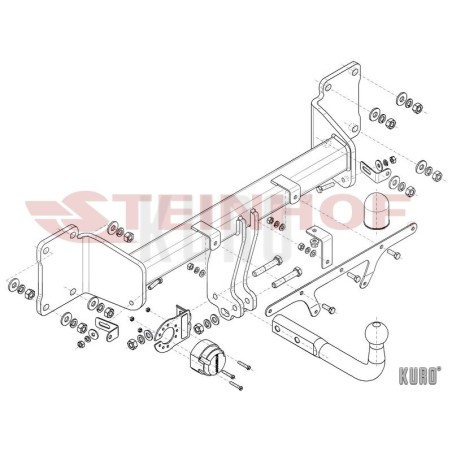 Steinhof Hak holowniczy BMW IX i20 2021-