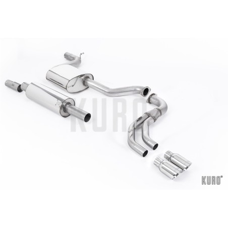 Milltek Seat Leon III 1.8 TSI Cat-back Road+ Part-Resonated