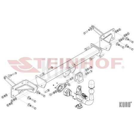 Steinhof hak holowniczy VW T7 Multivan - 08/2021 -