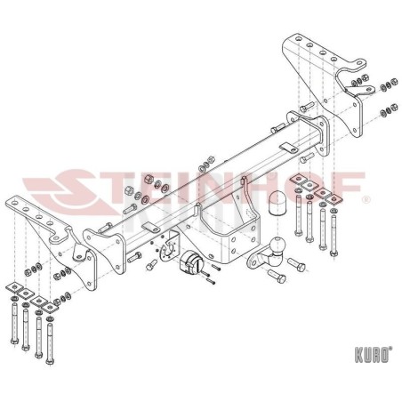 Steinhof hak holowniczy FORD Ranger VI - 2022 -
