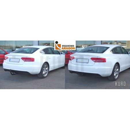 ARAGON Hak holowniczy wypinany Audi A5 Cabrio (8F) 11/2007-04/2017