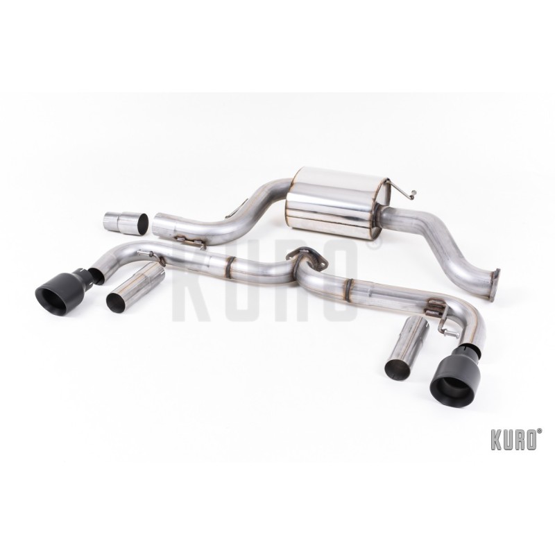 Milltek VW Beetle 2.0 TSI Cat-back Non-resonated