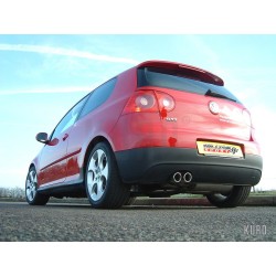 Milltek VW Golf 5 GTI Cat-back Non-resonated Race 3"