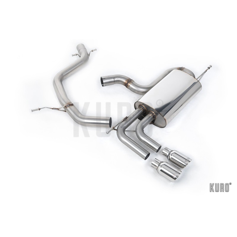 Milltek VW Golf 5 GTI ED30 Cat-back Non-resonated (EC)