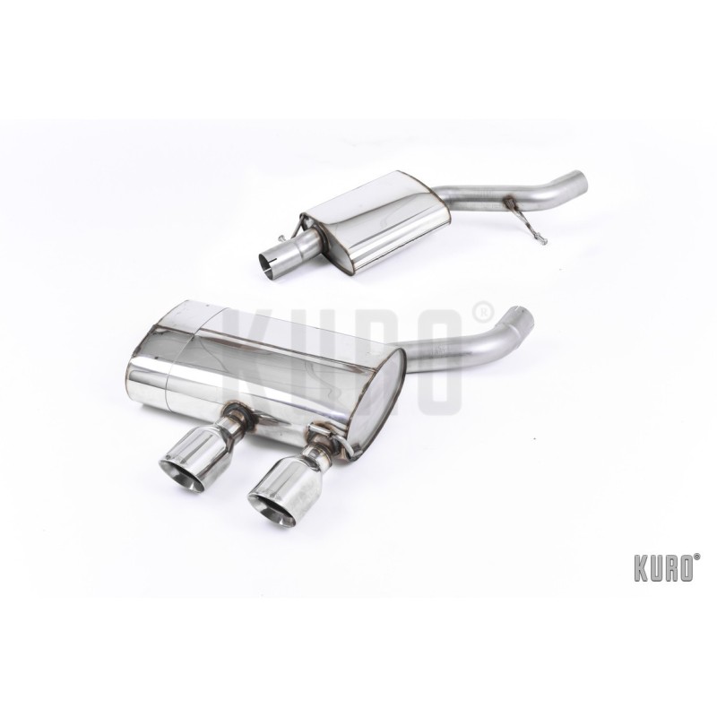 Milltek VW Golf 5 R32 Cat-back Resonated