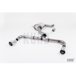 Milltek VW Golf 6 GTI Cat-back Race 3" Non-resonated