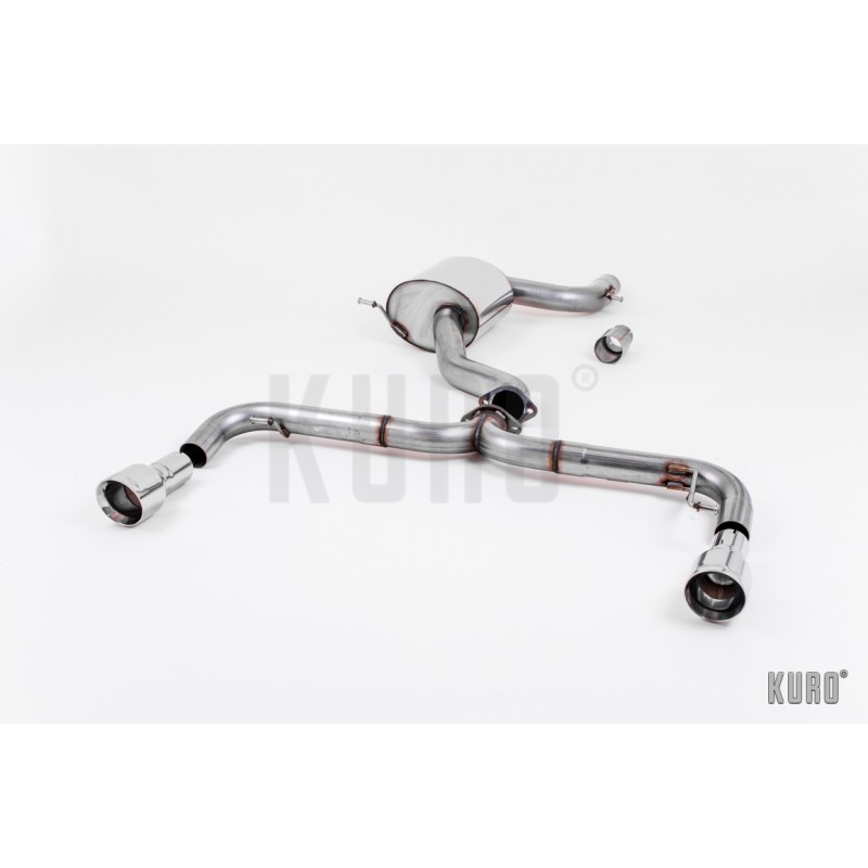 Milltek VW Golf 6 GTI Cat-back Race 3" Non-resonated