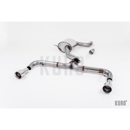 Milltek VW Golf 6 GTI Cat-back Race 3" Non-resonated