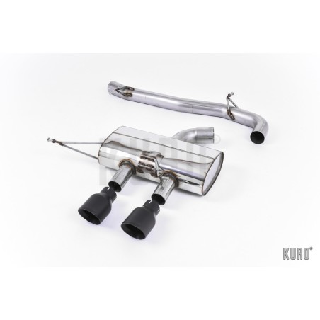 Milltek VW Golf 6 R Cat-back Non-resonated Race  3"