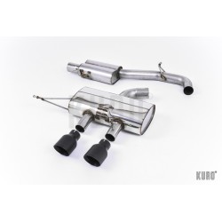Milltek VW Golf 6 R Cat-back Resonated Race  3"