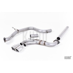 Milltek VW Golf 7 GTD Cat-back Non-resonated