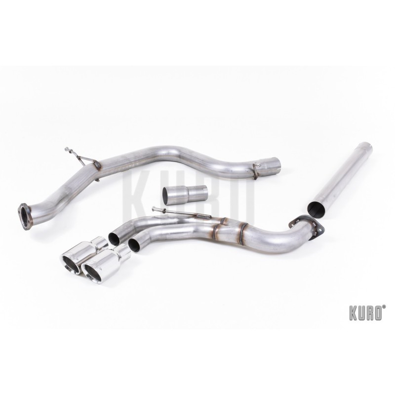 Milltek VW Golf 7 GTD Cat-back Non-resonated