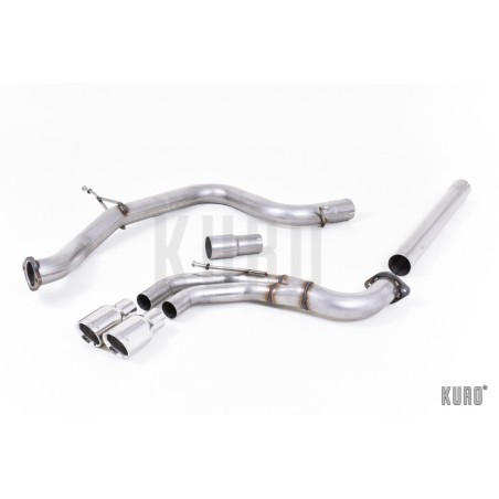 Milltek VW Golf 7 GTD Cat-back Non-resonated