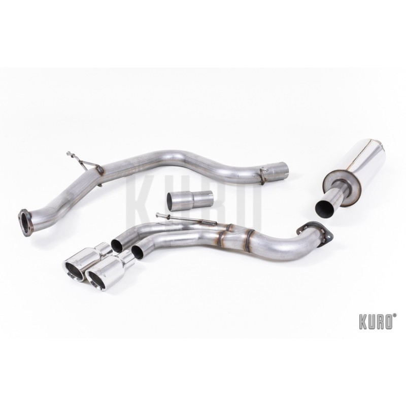 Milltek VW Golf 7 GTD Cat-back Resonated (EC)