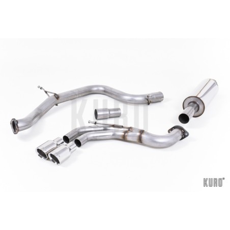 Milltek VW Golf 7 GTD Cat-back Resonated (EC)