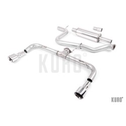 Milltek VW Golf 7 GTD Cat-back Resonated GTI-style (EC)