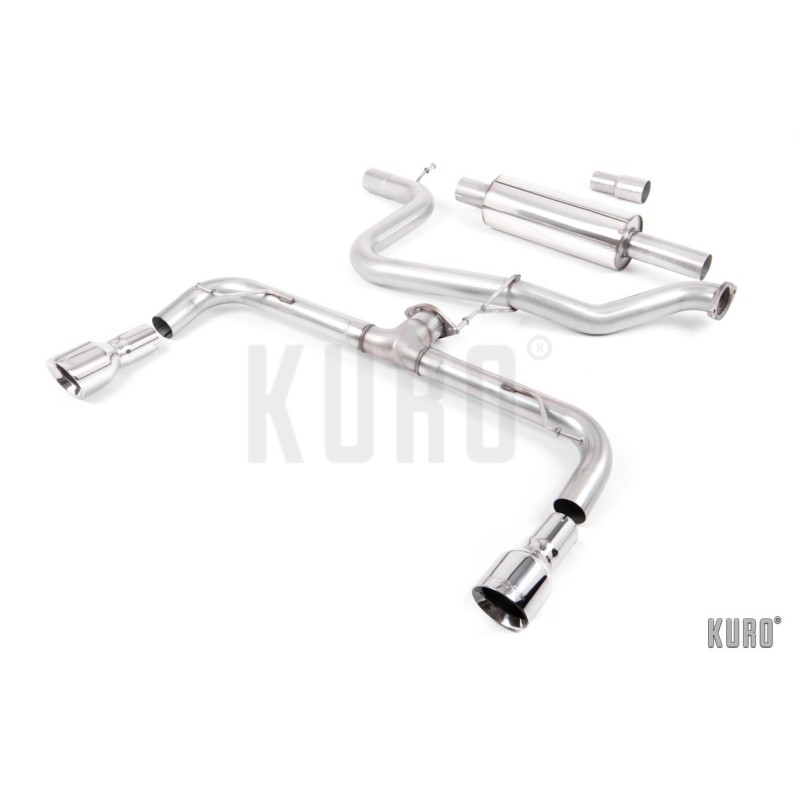 Milltek VW Golf 7 GTD Cat-back Resonated GTI-style (EC)