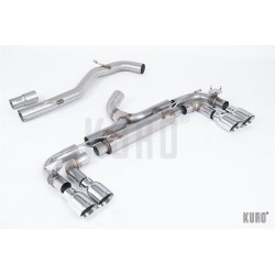 Milltek VW Golf 7 R Cat-back Non-resonated Valved RACE 80mm