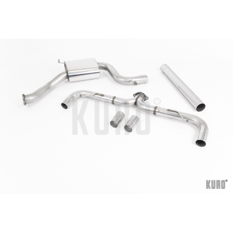 Milltek VW Golf 7.5 GTI 2.0 TSI Cat-back Non-resonated Race
