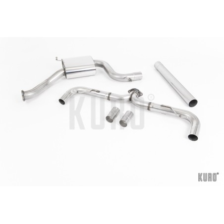 Milltek VW Golf 7.5 GTI 2.0 TSI Cat-back Non-resonated Race