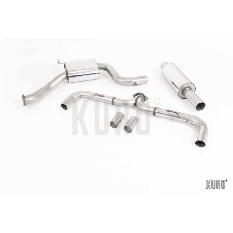 Milltek VW Golf 7.5 GTI 2.0 TSI Cat-back Non-resonated Road+