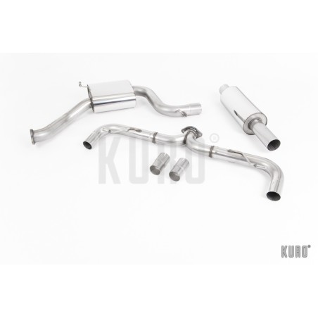 Milltek VW Golf 7.5 GTI 2.0 TSI Cat-back Non-resonated Road+