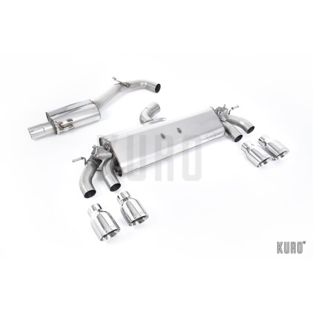 Milltek VW Golf 7.5 R 2.0 TSI Cat-back Resonated