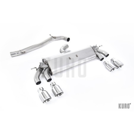 Milltek VW Golf 7.5 R Cat-back Non-resonated