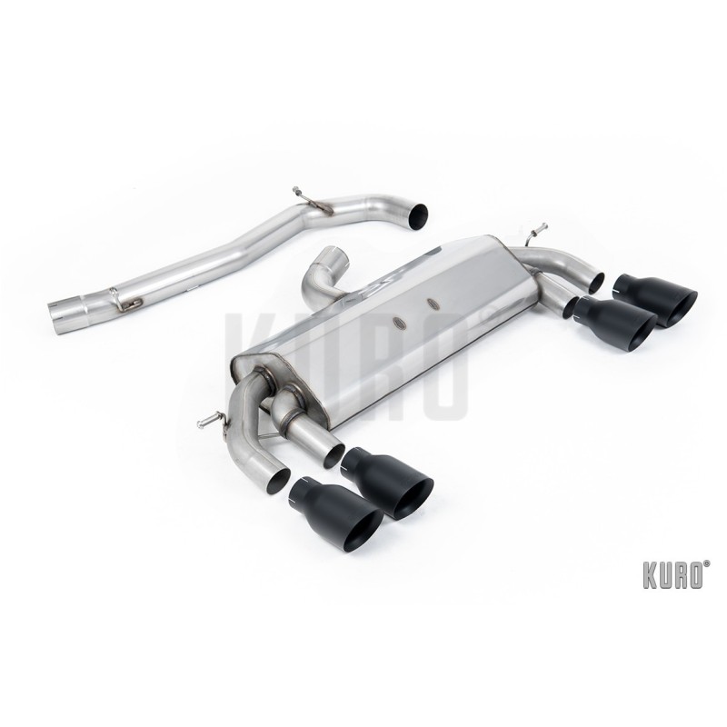 Milltek VW Golf 7.5 R Cat-back Race Non-resonated/Road+