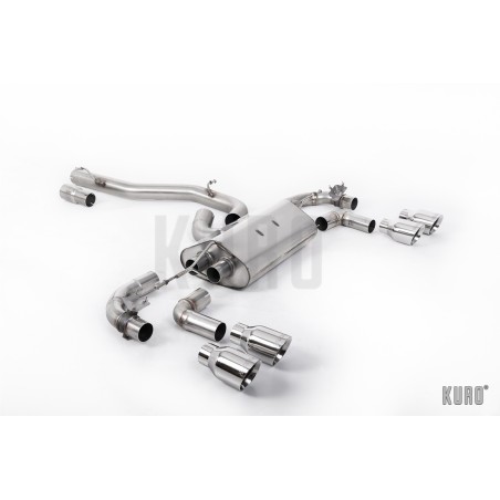 Milltek VW Golf 7.5 R GPF-back RACE Valved 80mm