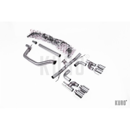 Milltek VW Golf 8 GTI 2.0 TSI GPF-back R-Style Quad Maxton