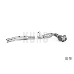 Milltek VW Golf 8 GTI 2.0 TSI GPF/OPF Bypass Downpipe HJS