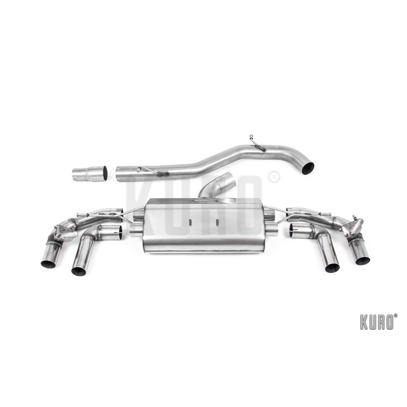 Milltek VW Golf 8 R 2.0 TSI GPF-back Non-Resonated