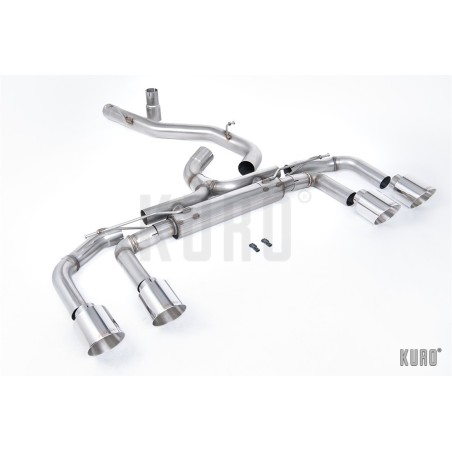 Milltek VW Golf 8 R 2.0 TSI GPF-back RACE Non Valved