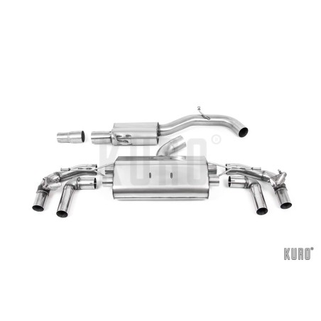 Milltek VW Golf 8 R 2.0 TSI GPF-back Resonated