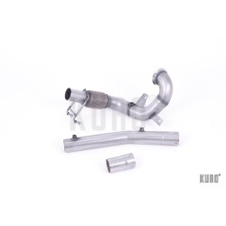 Milltek VW Polo GTI 2.0 TSI Downpipe De-cat Non-Resonated