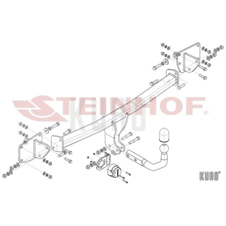 Steinhof hak holowniczy MERCEDES EQS - 08/2021 -