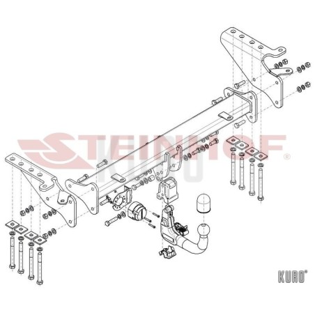 Steinhof hak holowniczy FORD Ranger VI - 2022 -