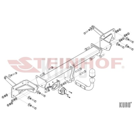 Steinhof hak holowniczy VW T7 Multivan - 08/2021 -