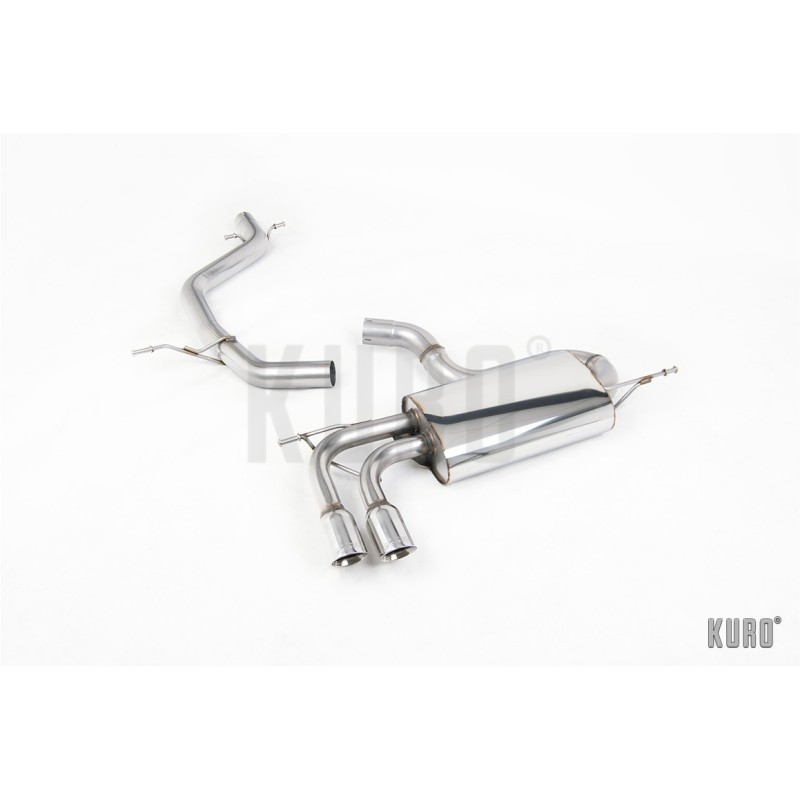 Milltek VW Scirocco 2.0 TSI Cat-back Non-resonated