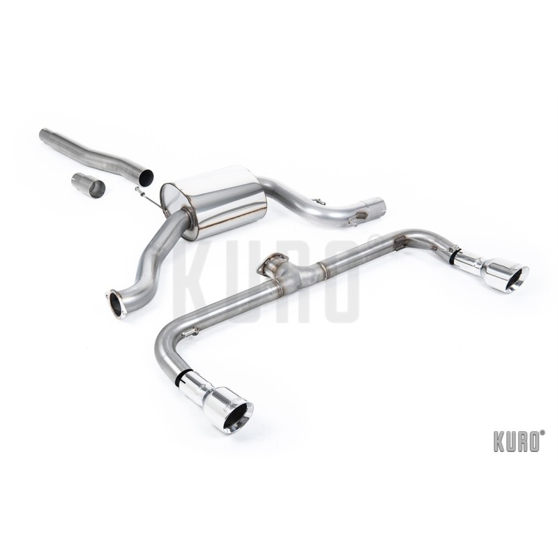Milltek VW Scirocco 2.0 TSI Cat-back R-style