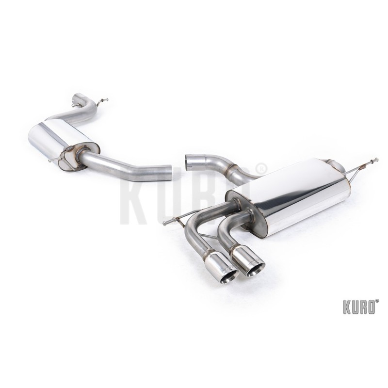 Milltek VW Scirocco 2.0 TSI Cat-back Resonated (EC)