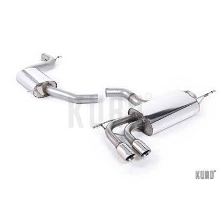 Milltek VW Scirocco 2.0 TSI Cat-back Resonated (EC)